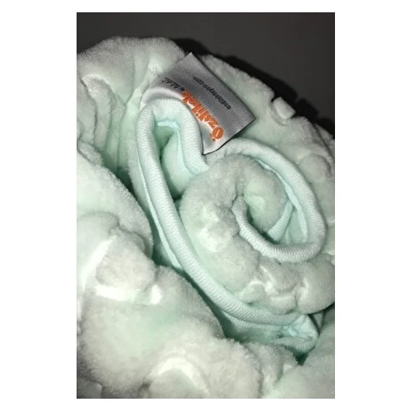 Özdilek Mint Renkli Embos Peluş Bebek Battaniyesi 100x120 Cm Düz Desen İle Rahat Kullanım Sağlar - 100 X 120 Cm - Görsel 3