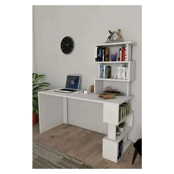 Moonlife Okyanus Beyaz Çalışma Masası - Görsel 3