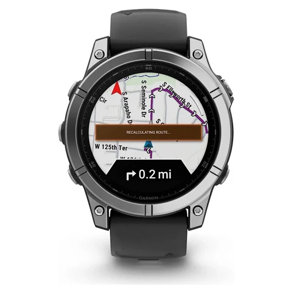 Garmin Fenix E 47mm Paslanmaz Çelik Akıllı Saat - Görsel 5