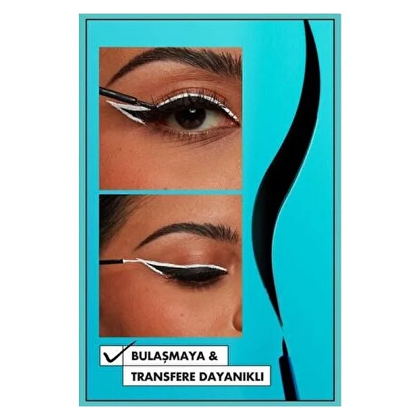 Nyx Professional Makeup Vivid Matte Likit Eyeliner - Görsel 5