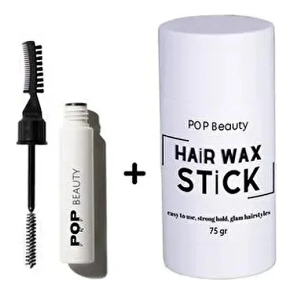 Pop Beauty Kaş Sabitleyici Ve Şekillendirici Stick Wax 75 Gr Turuncu Renkli Etkili Formül - Görsel 5