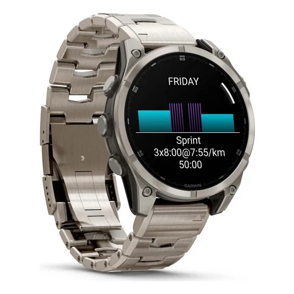 Garmin Fenix 8 47mm AMOLED Titanyum Akıllı Saat - Görsel 3