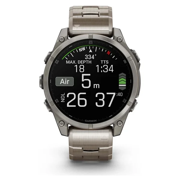 Garmin Fenix 8 47mm AMOLED Titanyum Akıllı Saat - Görsel 8