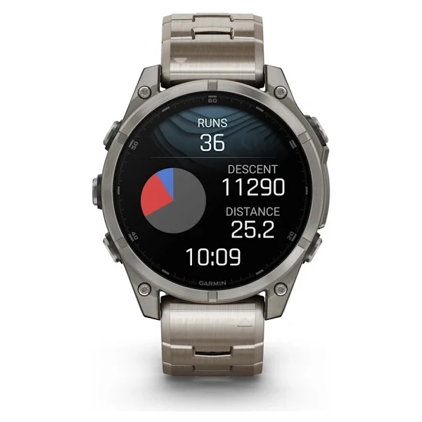 Garmin Fenix 8 47mm AMOLED Titanyum Akıllı Saat - Görsel 9