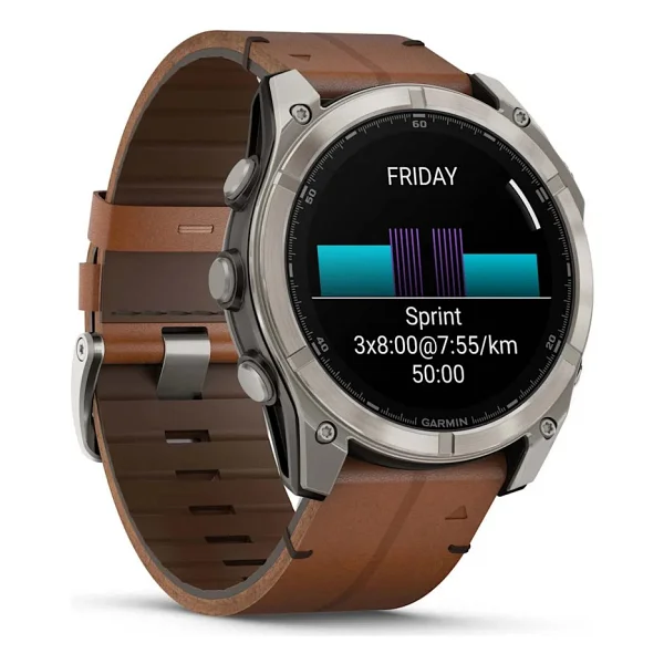 Garmin Fenix 8 51mm AMOLED Kahverengi Akıllı Saat - Görsel 2