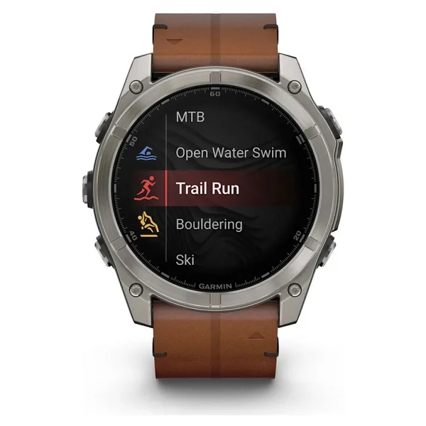 Garmin Fenix 8 51mm AMOLED Kahverengi Akıllı Saat - Görsel 8