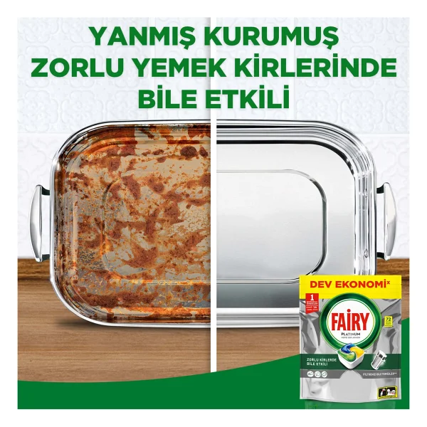 Fairy Platinum Bulaşık Makinesi Tableti 72'li - Görsel 3