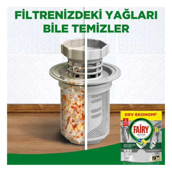 Fairy Platinum Bulaşık Makinesi Tableti 72'li - Görsel 5