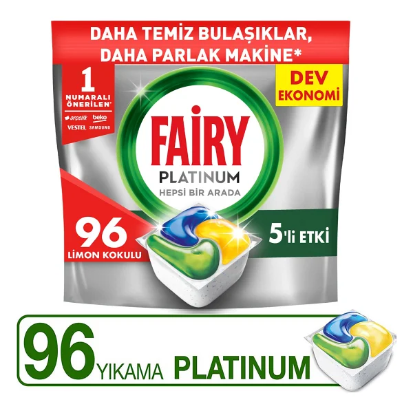 Fairy Platinum Plus Bulaşık Makinesi Tableti 40'lı - Görsel 3