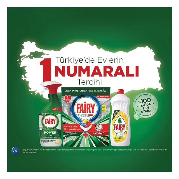 Fairy Platinum Bulaşık Makinesi Tableti 96'lı - Görsel 10