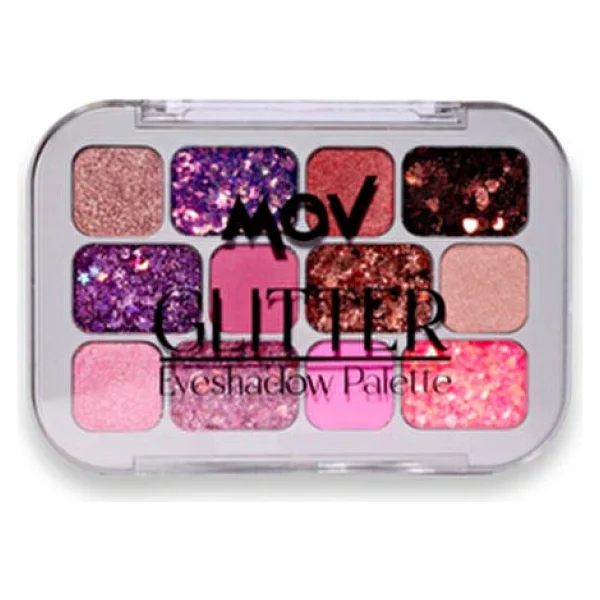 Mov Glitter 12'li Far Paleti - Görsel 3