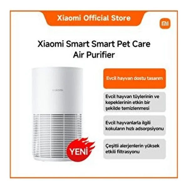 Xiaomi Smart Pet Care Hava Temizleyici % 99,99 Virüs Dezenfeksiyonu Beyaz Renkli Evcil Hayvan Dostu Cihaz - Görsel 10