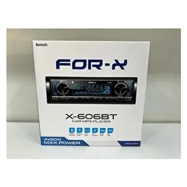 For-X X-606bt 4x60 W Bluetooth Oto Teyp - Görsel 2