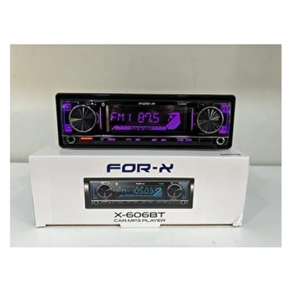 For-X X-606bt 4x60 W Bluetooth Oto Teyp - Görsel 5