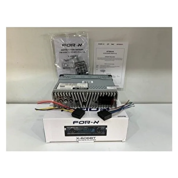 For-X X-606bt 4x60 W Bluetooth Oto Teyp - Görsel 8