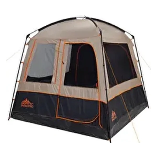 North Pacific 5 Kişilik Aile Tipi Çadır Sunguard Tech. Gri Renk, Suya Dayanıklı Ve Güneş Işığı Koruması İle Yaz İçin - Görsel 6