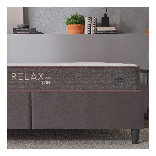 Puffy Relax 7/24 Yün Pocket Yaylı 150x200 Cm Çift Kişilik Yatak - Görsel 2