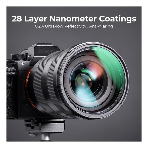 K&F Concept Nano-X Series 77mm Mc-Uv Filtre - Görsel 2