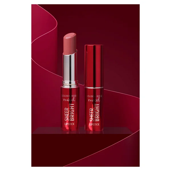 Golden Rose Mood Sheer Bright 101 Nude Glow Ruj - Görsel 5