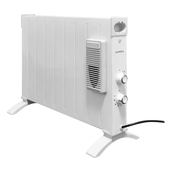 Luxell 2500w Konveksiyonel Fanlı Isıtıcı - Termostatlı, Devrilme Emniyetli, Kapalı Ve Açık Alan Kullanımına Uygun, Beyaz - Görsel 4
