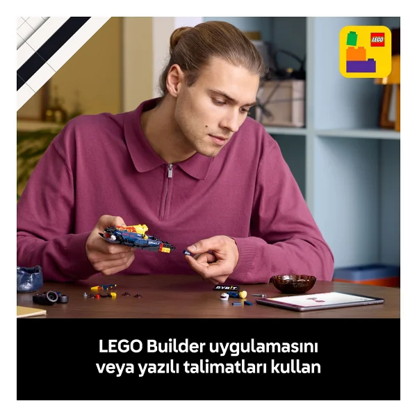 Lego 77243 Speed Champions Oracle Red Bull Racing Rb20 F1 Yarış Arabası - Görsel 9
