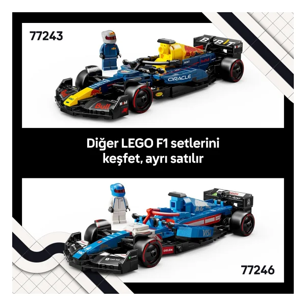 Lego 77243 Speed Champions Oracle Red Bull Racing Rb20 F1 Yarış Arabası - Görsel 10