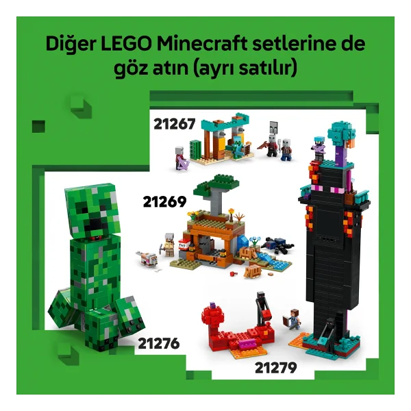 Lego 21278 Minecraft Yağmacı Karakolu Ve Çapulcu - Görsel 10