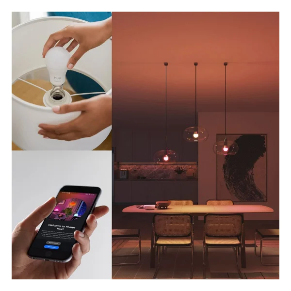 Philips Hue Essential 806 8 W-60 W E27 Akıllı LED Ampul - Görsel 8