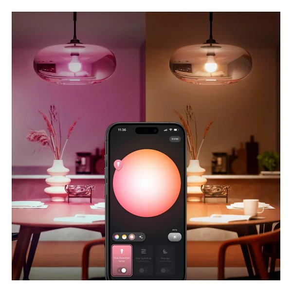 Philips Hue Essential 806 8 W-60 W E27 2'li Akıllı LED Ampul - Görsel 6
