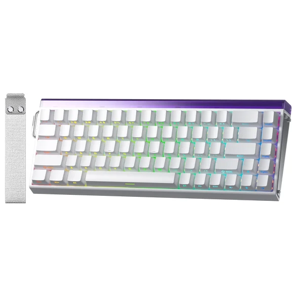 Aula Hero 68 He Beyaz RGB %65 Tkl Black King Switch Kablolu Mekanik Oyuncu Klavyesi - Görsel 9