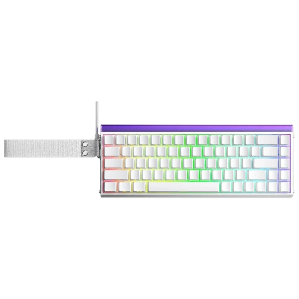 Aula Hero 68 He Beyaz RGB %65 Tkl Black King Switch Kablolu Mekanik Oyuncu Klavyesi - Görsel 3