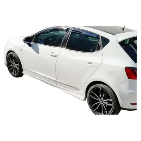 Seat Ibiza 4 Kapı Uyumlu Yan Marşpiyel Takımı - Sportif Görünüm, Abs Plastik Malzeme - Görsel 2