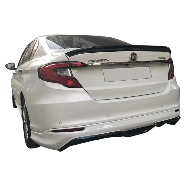 Fiat Egea Spoiler Parlak Siyah Plastik Spoyler - Görsel 2