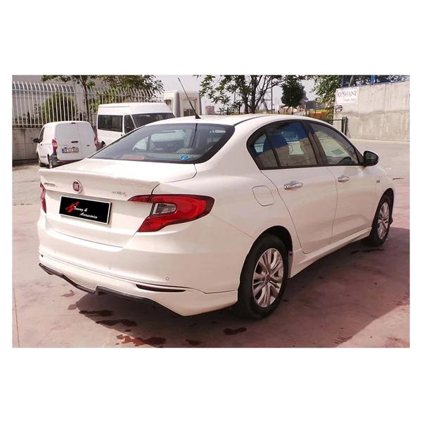 Fiat Egea Spoiler Parlak Siyah Plastik Spoyler - Görsel 5