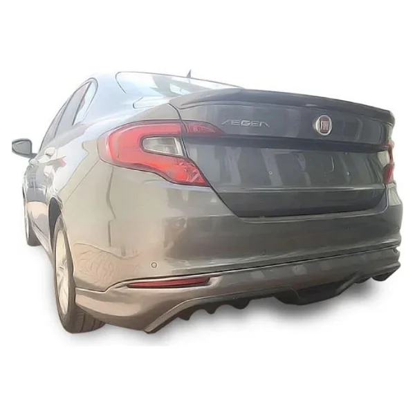 Fiat Egea Spoiler Parlak Siyah Plastik Spoyler - Görsel 6