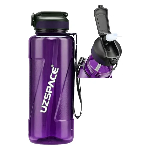 Uzspace 6058 Mor 1500 Ml Tritan Pipetli Matara - Görsel 2