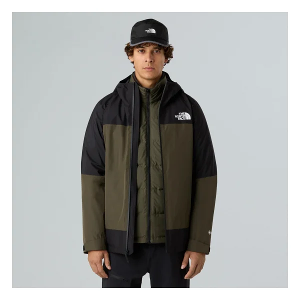 The North Face Mountain Light Triclimate Gore-Tex NF0A84FCBQW1 Kapüşonlu Yeşil Erkek Outdoor Mont - Görsel 7