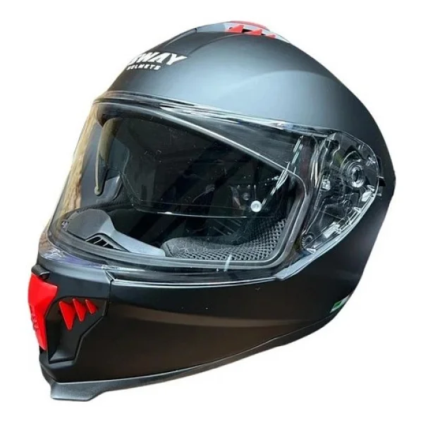 Sway Sw 865 Mat Siyah Full Face Motor Kaskı - Görsel 2
