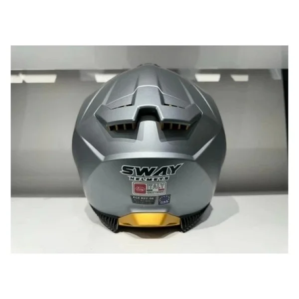 Sway Sw 865 Mat Gri Full Face Motor Kaskı - Görsel 4