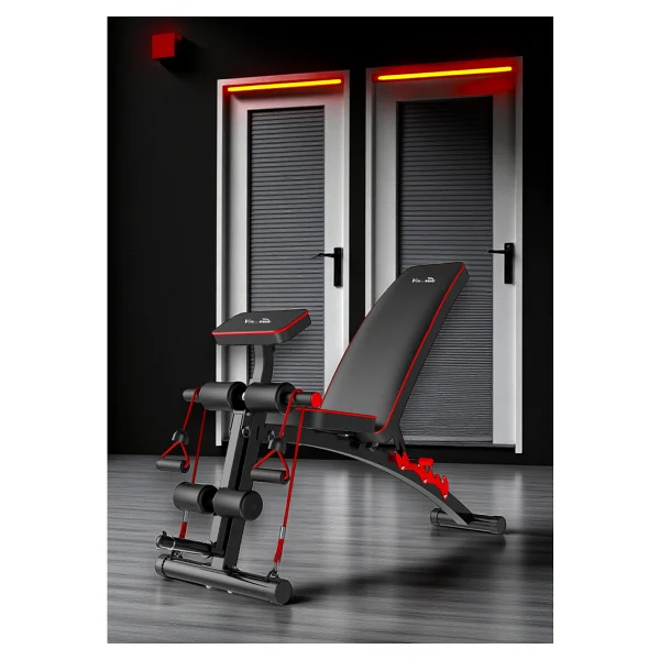 V-Fit D208 Katlanabilir Mekik Ve Ağırlık Sehpası - Görsel 3
