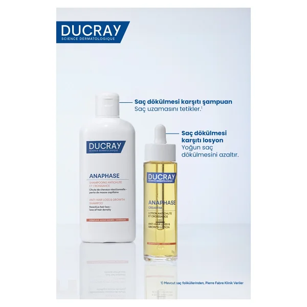Ducray Anaphase Reactive 400 Ml Saç Dökülmesine Karşı Şampuan - Görsel 9