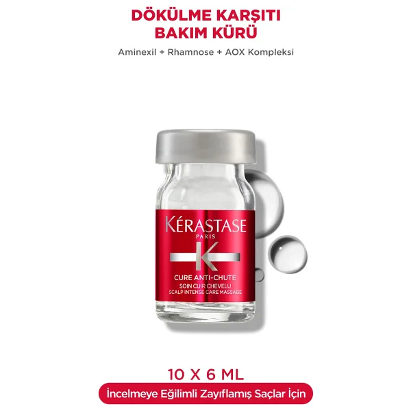 Kerastase Specifique Cure Anti-Chute Dökülme Karşıtı Saç Bakım Kürü 10x6 Ml - Görsel 6