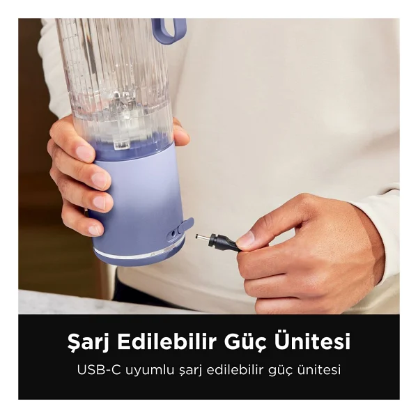 Ninja Blast Max Lavanta Şarjlı Smoothie Blender - Görsel 8