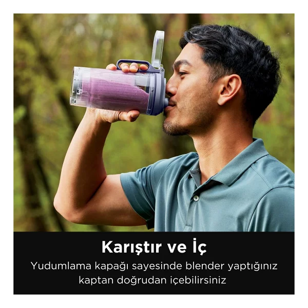 Ninja Blast Max Lavanta Şarjlı Smoothie Blender - Görsel 9