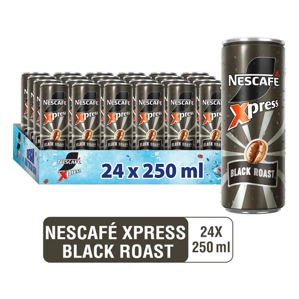 Nescafe Xpress Black Roast 24x250 Ml - Görsel 5