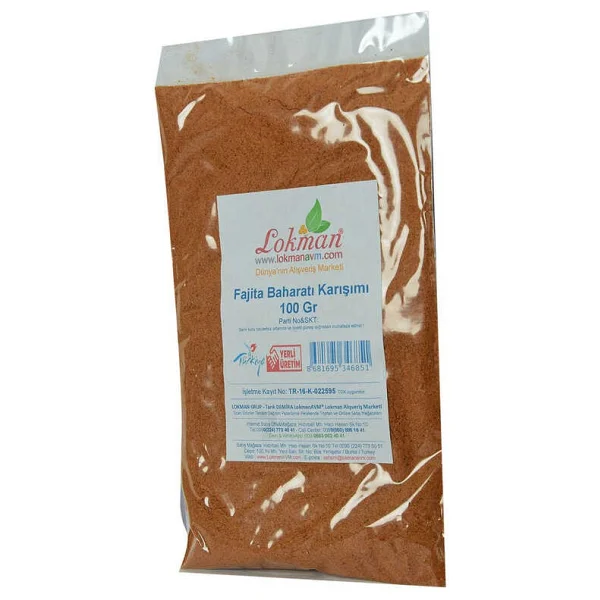 Lokmanavm Fajita Baharat Karışımı 100 Gr - Görsel 4