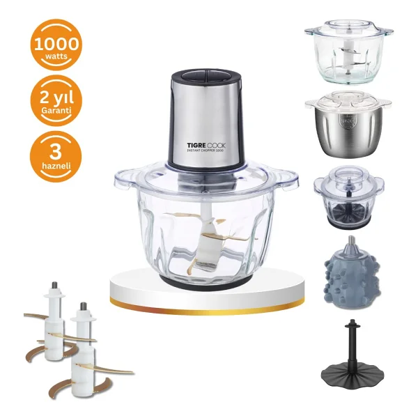 Tigrecook Instant Chopper 600 W Rondo - Görsel 8