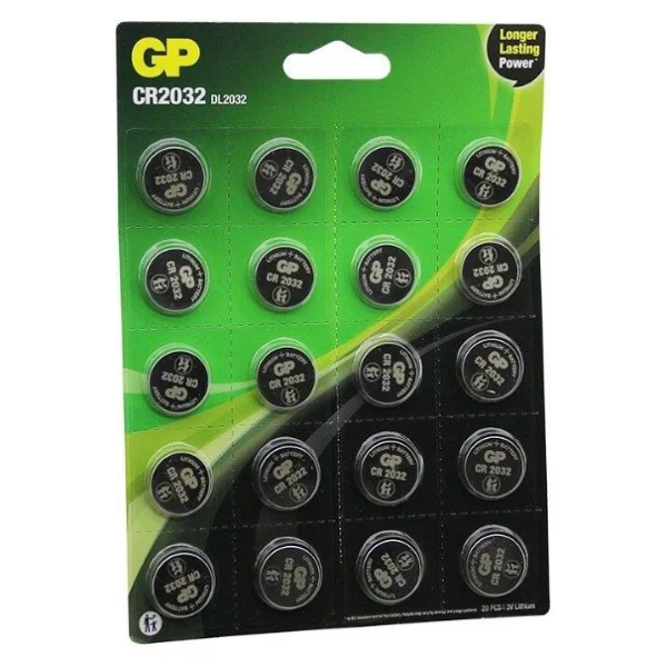 Gp Cr2032 3 V 20'li Lityum Düğme Pil - Görsel 3