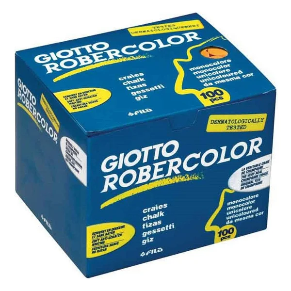 Giotto Robercolor Tozsuz 100'lü Turuncu Tebeşir - Görsel 2