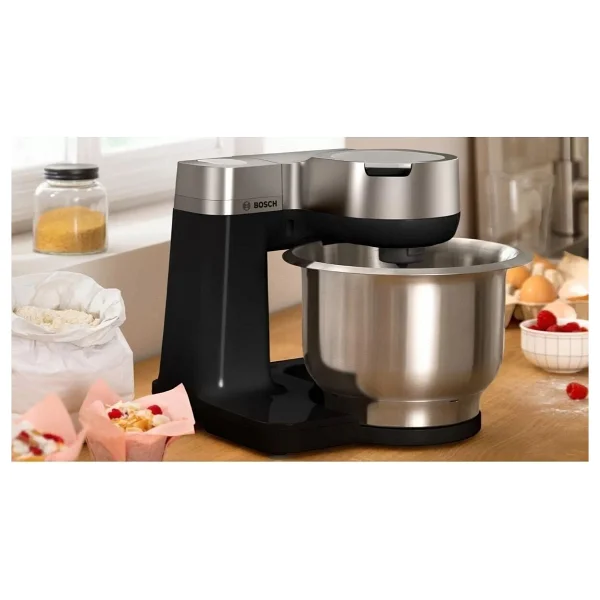 Bosch Premium Seri 2 Kıyma Blender Ve Hamur Yoğurma - Hepsi Bir Arada Mutfak Makinesi 900 W (Tartı Hediyeli) - Inox - Görsel 5